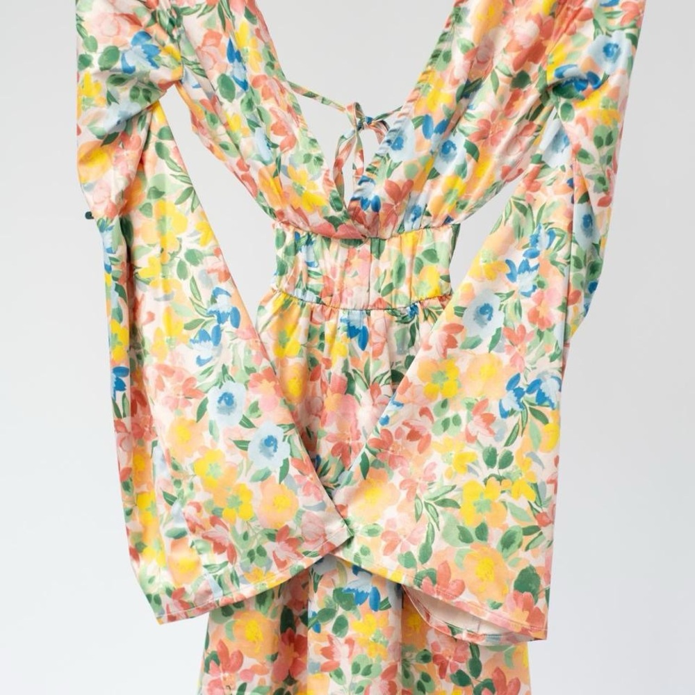 Beginning Boutique Multicolor Floral Dress